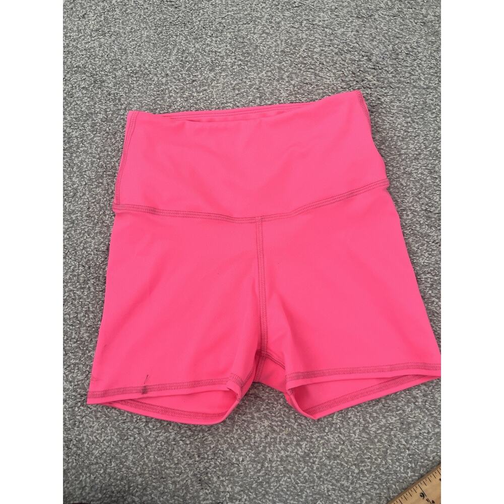 Tiger Friday Dance Wear Athletic Biker Shorts Pink Adult Large NWOT Flaw LL